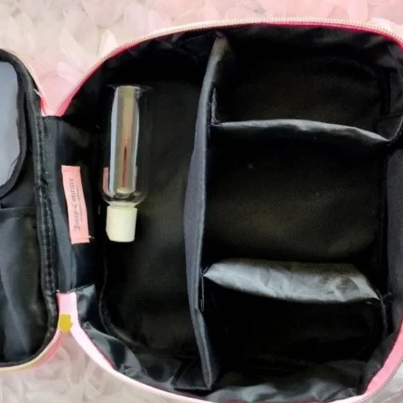 JUICY COUTURE PINK TERRY TRAIN CASE